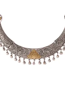 VIRAASI Gold-Plated Beaded Necklace