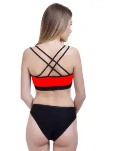 Aamarsh Pack Of 3 Cotton Bra & Briefs