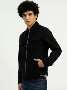 United Colors of Benetton Spread Collar Zipper Jacket