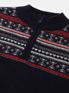 United Colors of Benetton Boys Geomeric Printed Pullover