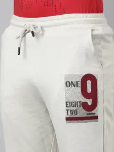 DIXCY SCOTT Men Printed High Rise Straight Length with Side Pocket Track Pants