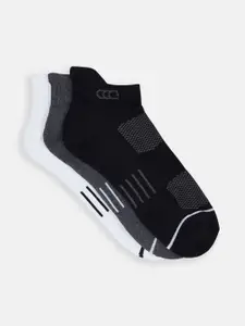 Ajile by Pantaloons Men Pack Of 3 Patterned Ankle-Length Socks