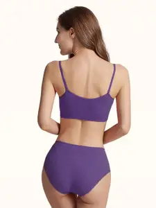 Aamarsh Pack of 3 Cotton Bra Panty Lingerie Set