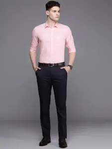 Louis Philippe Solid Slim Fit Pure Cotton Formal Shirt