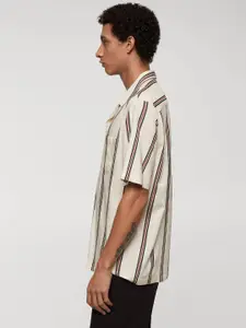 MANGO MAN Striped Casual Shirt