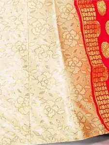 MANVAA Embroidered Semi-Stitched Lehenga & Unstitched Blouse With Dupatta