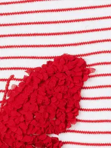 Juniors by Lifestyle Infant Girls Striped Pure Cotton Top With Leggings