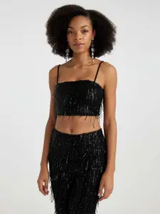 DeFacto Shoulder Straps Bralette Crop Top