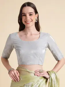 Mitera Floral Embroidered Organza Saree