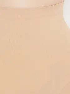 SECRETS BY ZEROKAATA Women Solid Seamless Tummy & Thigh Body Shapewear