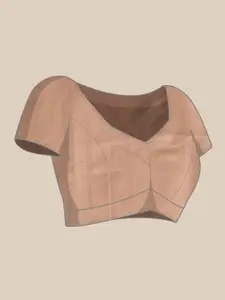 Silk Land Polka Dot Paithani Digital Print Saree