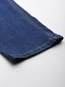 Sztori Men Plus Size Tapered Fit Low Distress Light Fade Stretchable Jeans