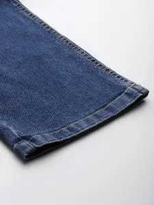 Sztori Men Plus Size Slim Fit Low Distress Light Fade Stretchable Jeans