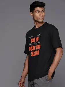 HRX by Hrithik Roshan Typography Print Training T-shirt