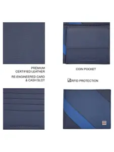 Tommy Hilfiger Colourblocked Leather Two Fold Wallet