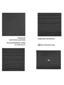 Tommy Hilfiger Men Leather Two Fold Wallet