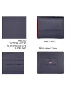 Tommy Hilfiger Men Leather Two Fold Wallet