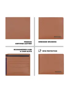 Tommy Hilfiger Textured Leather Two Fold Wallet