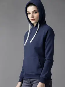 BAESD Hooded Long Sleeves Cotton Pullover Sweatshirt