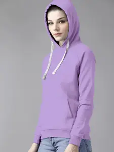 BAESD Hooded Long Sleeves Cotton Pullover Sweatshirt