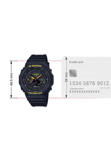 CASIO Men G-Shock GA-B2100CY-1ADR Black Ana-Digi Dial Black Resin Strap Watch G1484