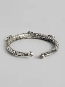 Sangria Women Silver-Plated Cuff Bracelet