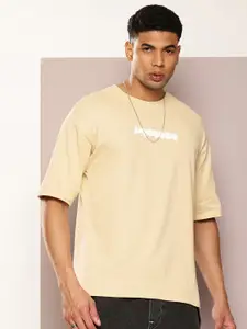 Kook N Keech Graphic Printed Drop-Shoulder Sleeves Pure Cotton Oversized T-shirt