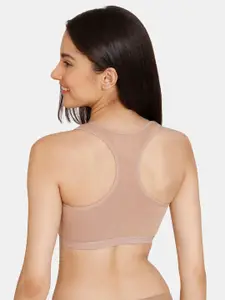 Zivame Pack Of 2 Full Coverage All Day Comfort Racerback Workout Bra