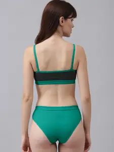 Aamarsh Pack Of 2 Cotton Bra With Briefs