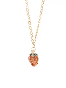 VIRAASI Gold Plated Pendant With Chain