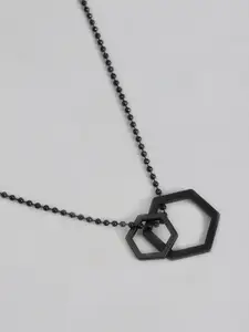 DressBerry Geometric Pendant with Chain