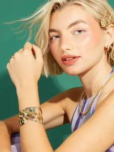 Accessorize Brass Cuff Bracelet