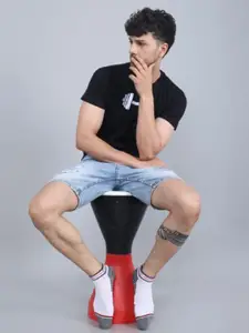 Dollar Socks Pack Of 3 Cotton Patterned Ankle Length Socks