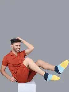 Dollar Socks Men Pack Of 3 Cotton Ankle Length Socks