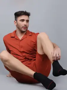 Dollar Socks Men Pack Of 5 Patterned Cotton Ankle Length Socks