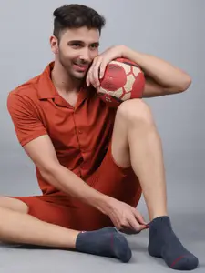 Dollar Socks Men Pack of 3 Cotton Ankle-Length Socks