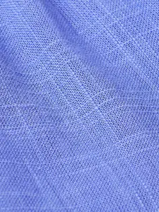 max Girls Self Design Round Neck Fluttered Sleeves Cotton A Line Top