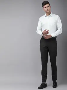 Van Heusen Pure Cotton Slim Fit Opaque Printed Formal Shirt