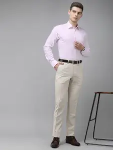 Van Heusen Pure Cotton Slim Fit Geometric Printed Formal Shirt