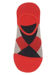 Yellow Bee Boys Pack Of 2 Patterned Cotton Shoe Liners Socks