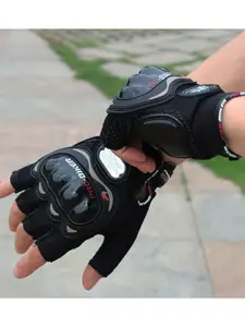 BAESD Men Breathable Half Finger Riding Gloves