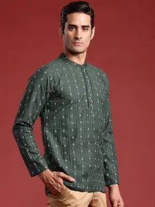 Anouk Woven Design Straight Kurta