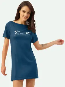 FREECULTR Printed Above Knee Length Organic Cotton Nightdress