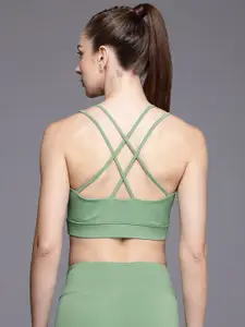 HRX by Hrithik Roshan Full Coverage Lightly Padded Yoga Bra SS24_W_BA_KY128_C