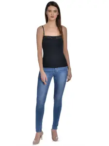 Aimly Non Padded Cotton Adjustable Strap Lace Camisole