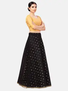 Studio Shringaar Woven Design Maxi Skirt