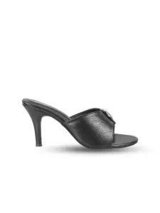 WALKWAY by Metro Buckle Detail Open Toe Slim Heels