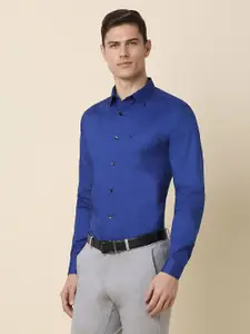 Allen Solly Men Blue Slim Fit Opaque Formal Shirt