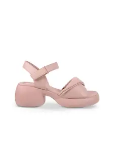 Mochi Open Toe Block Heels