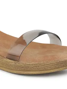 Inc 5 Embellished Open Toe Wedge Heels